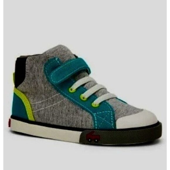See Kai Run Other - NEW See Kai Run Dane High Top Sneaker in Gray Jersey- Toddler Size 6